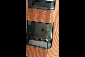 Voyeur sex video yurt balkondan